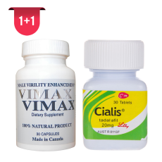 비맥스 VIMAX(30캡슐) + 시알리스 20mg(30정)